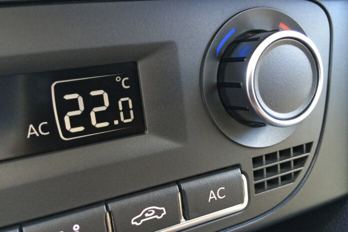 Temperaturanzeige von Autoklimaanlage